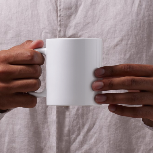 Premium Plain White Mug