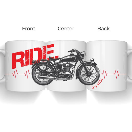 Ride. It's Vital - Biker Mug