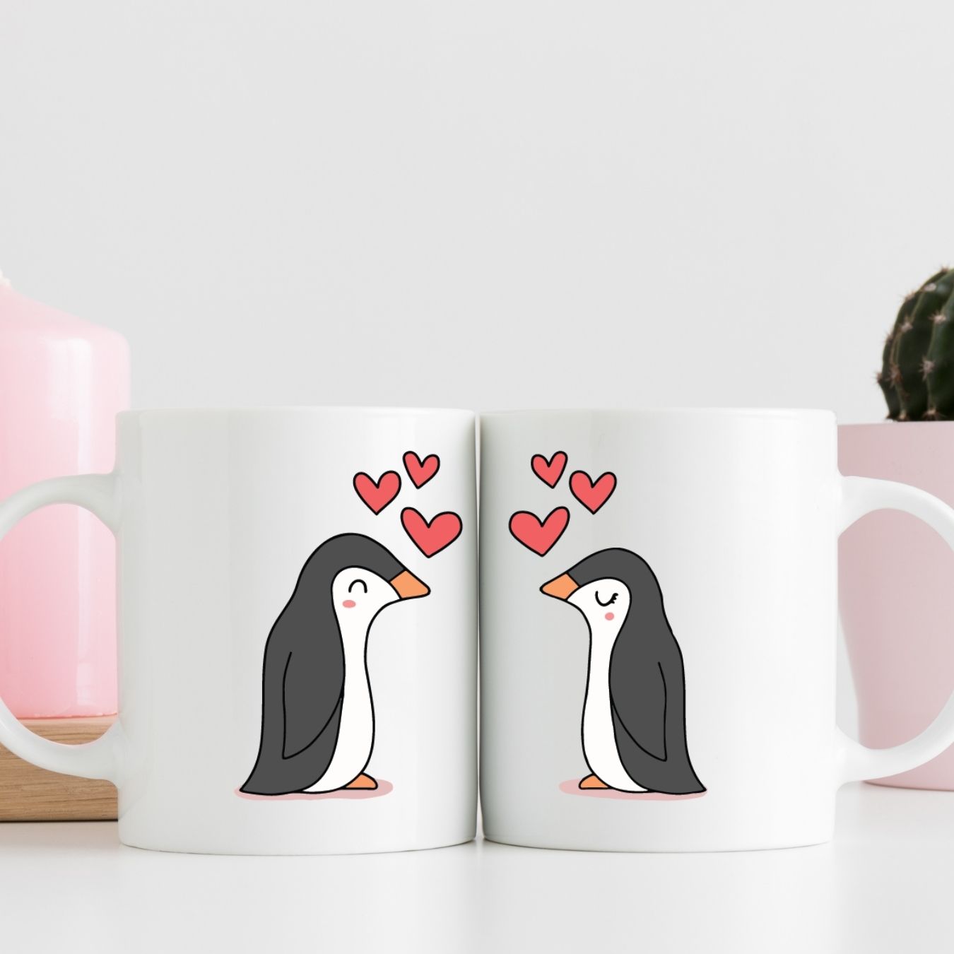 Mr & Mrs Personalized Couple Mug Set