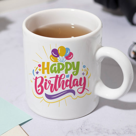 Happy Birthday Wishes Mug