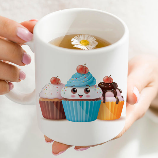 Happy Birthday Wishes with Cupcake Mug
