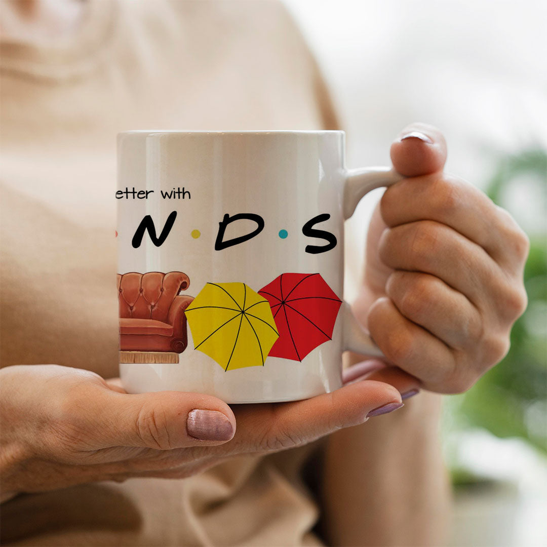 The One with the Couch and Umbrellas – Mug