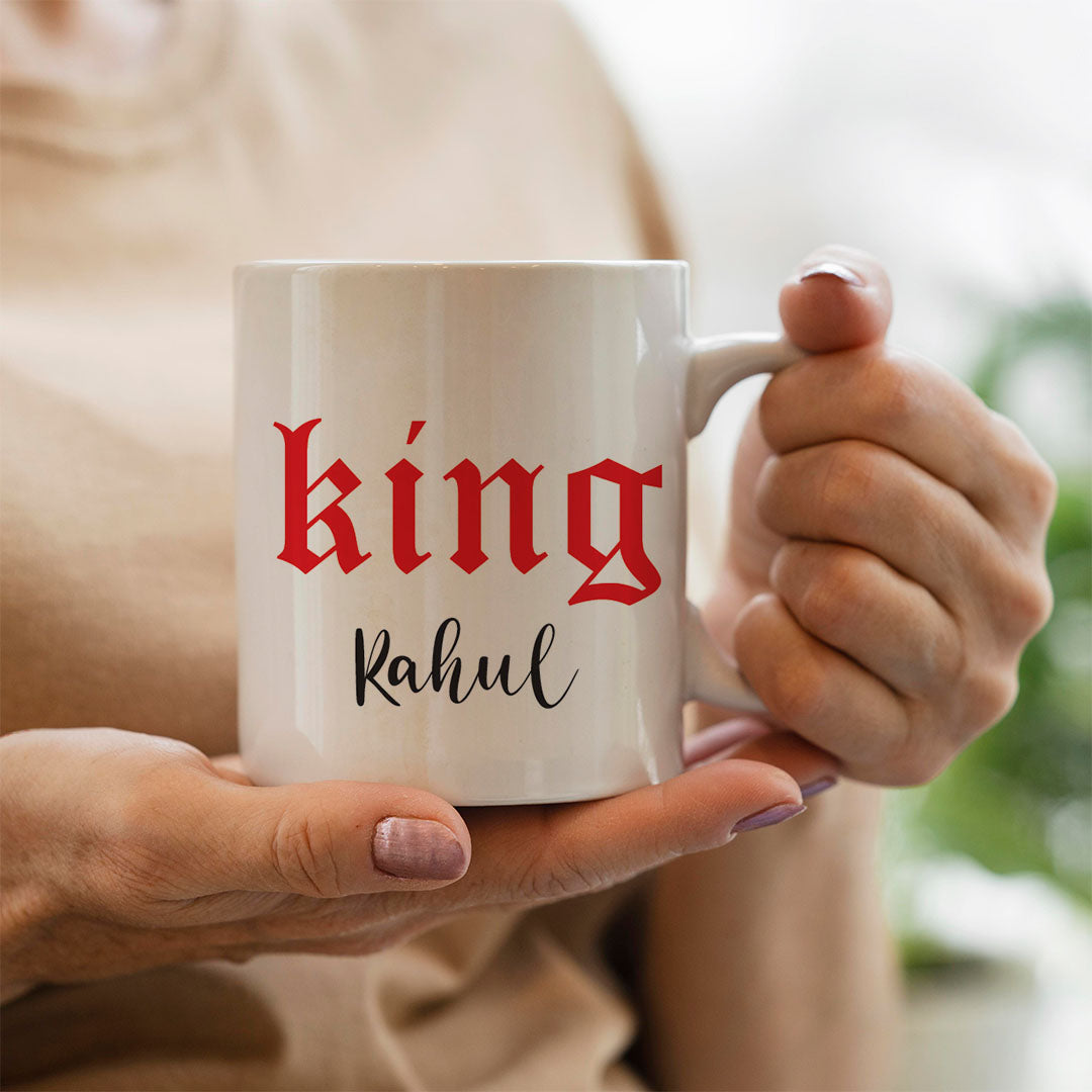 Royal Couple Combo - King & Queen Personalized Mug Set