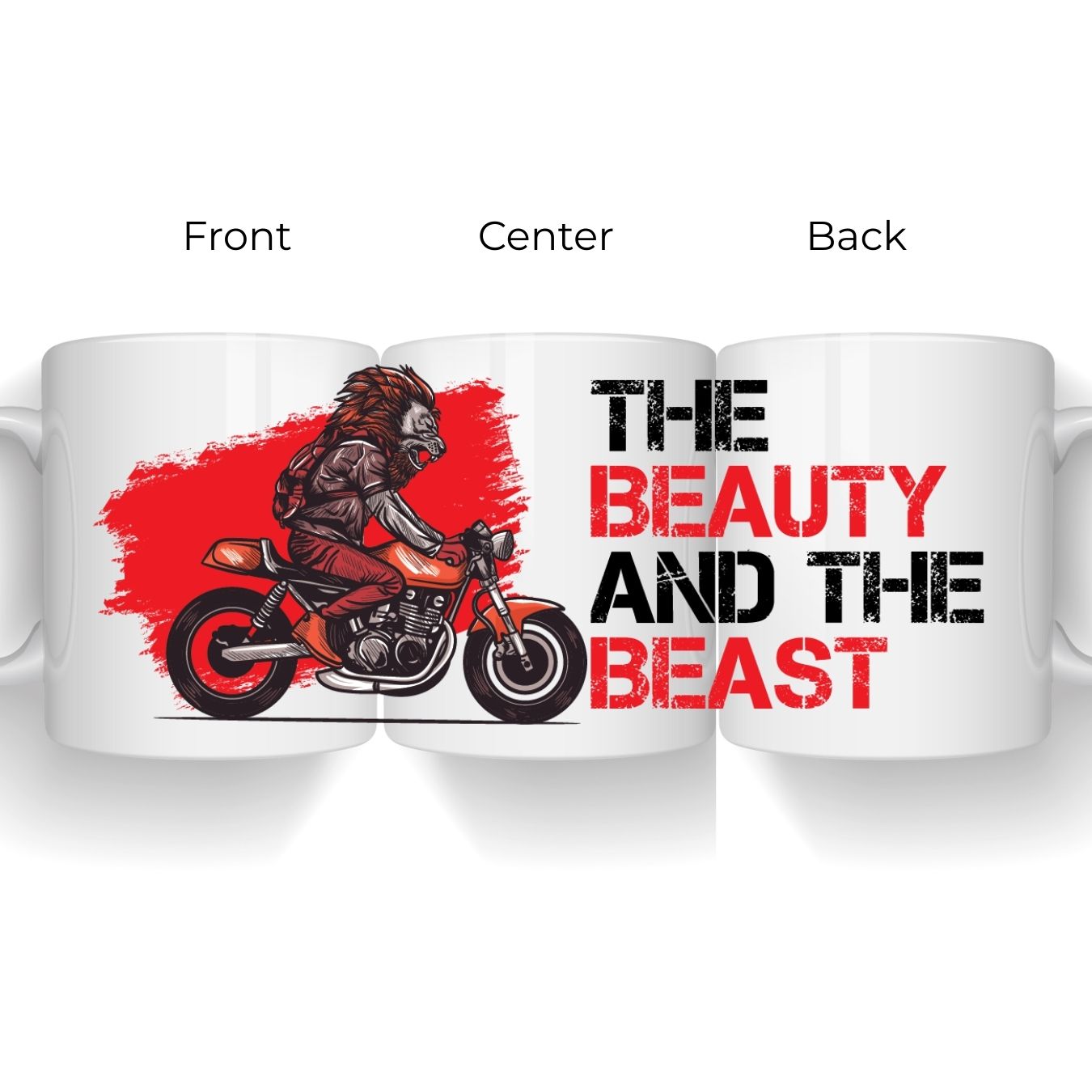 The beauty and the beast - Biker Mug
