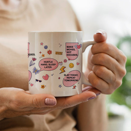 Daily Dose of Inspiration – Quote Collage Mug