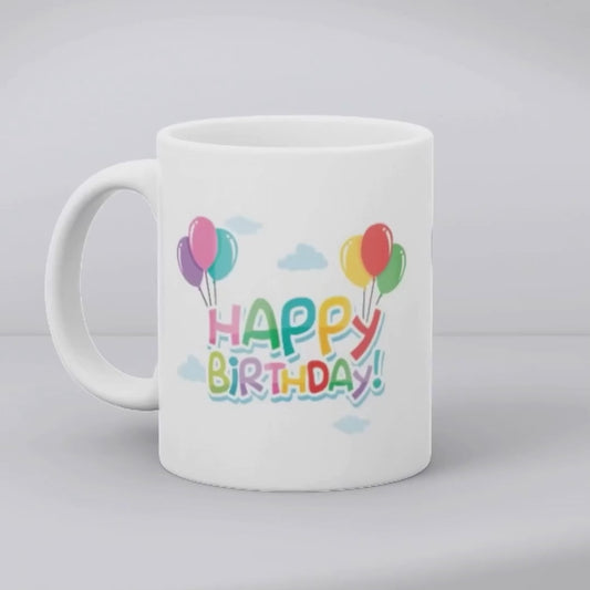 Classic Happy Birthday Wishes Mug