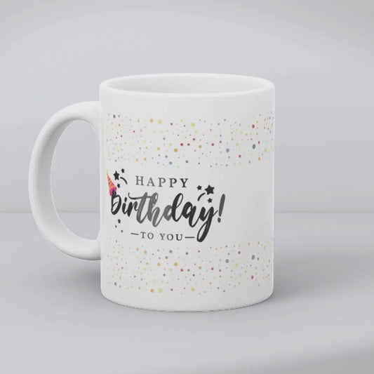 Happy Birthday Wishes Mug
