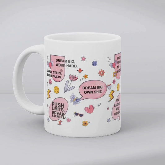 Daily Dose of Inspiration – Quote Collage Mug