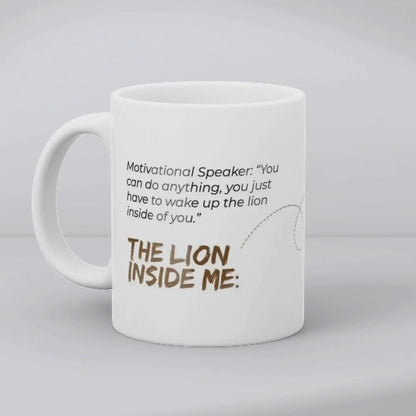 The Lion in Me is Sleeping – Mug
