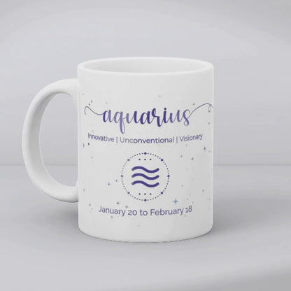 Aquarius Zodiac Mug