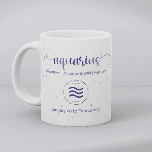 Aquarius Zodiac Mug