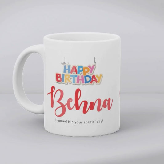 Happy Birthday Behna Mug