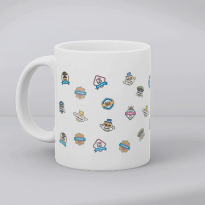 Dad Sticker Collection Mug - Father's Day Mug